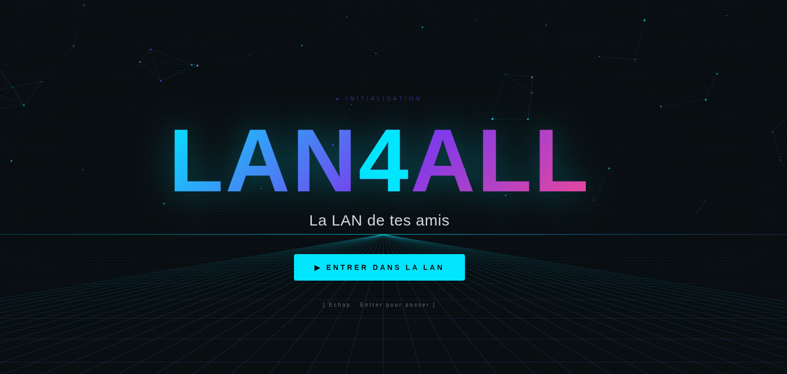 Plateforme communautaire d'organisation de LAN parties entre amis